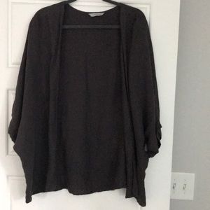 Elizabeth Suzann grey linen cardigan